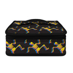 Trippy Dancing Skeleton Pattern Print Small Lunch Bag