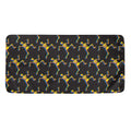Trippy Dancing Skeleton Pattern Print Towel