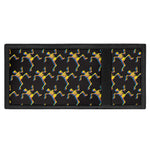 Trippy Dancing Skeleton Pattern Print Trifold Wallet