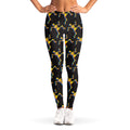 Trippy Dancing Skeleton Pattern Print Women's Leggings