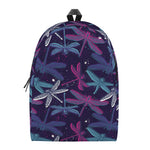 Trippy Dragonfly Pattern Print Backpack