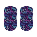 Trippy Dragonfly Pattern Print Bar Stool Covers