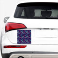 Trippy Dragonfly Pattern Print Car Sticker