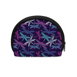 Trippy Dragonfly Pattern Print Coin Purse