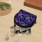 Trippy Dragonfly Pattern Print Coin Purse