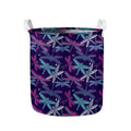 Trippy Dragonfly Pattern Print Collapsible Laundry Basket