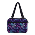 Trippy Dragonfly Pattern Print Double Strap Bible Bag