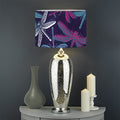 Trippy Dragonfly Pattern Print Drum Lamp Shade