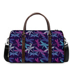 Trippy Dragonfly Pattern Print Duffle Bag