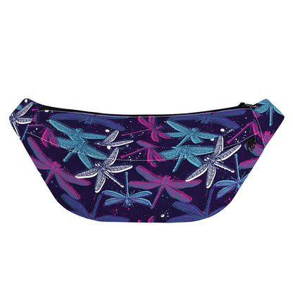 Trippy Dragonfly Pattern Print Fanny Pack
