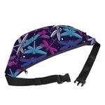 Trippy Dragonfly Pattern Print Fanny Pack