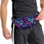 Trippy Dragonfly Pattern Print Fanny Pack