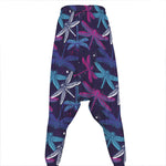 Trippy Dragonfly Pattern Print Hammer Pants
