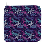 Trippy Dragonfly Pattern Print Hand Towel