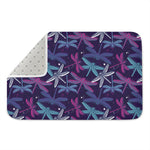 Trippy Dragonfly Pattern Print Indoor Door Mat