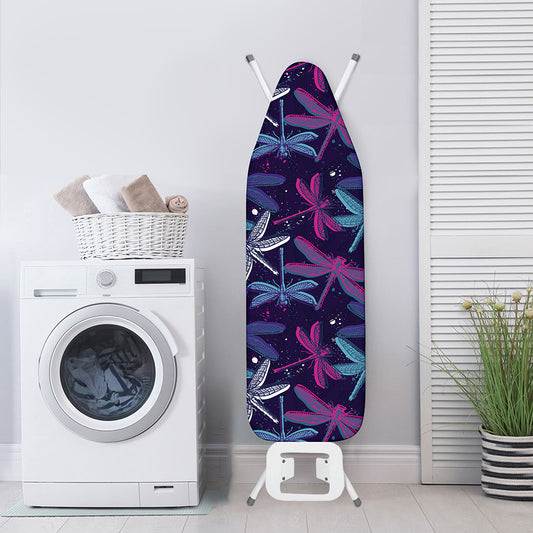 Trippy Dragonfly Pattern Print Ironing Board Cover