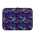 Trippy Dragonfly Pattern Print Laptop Sleeve
