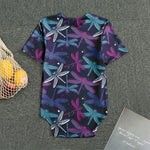 Trippy Dragonfly Pattern Print Men's Bodysuit