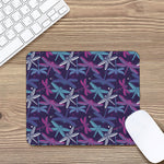 Trippy Dragonfly Pattern Print Mouse Pad