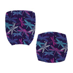 Trippy Dragonfly Pattern Print Office Chair Cover