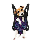 Trippy Dragonfly Pattern Print Pet Carrier Backpack
