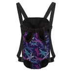 Trippy Dragonfly Pattern Print Pet Carrier Backpack