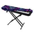 Trippy Dragonfly Pattern Print Piano Keyboard Cover