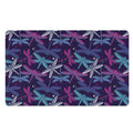 Trippy Dragonfly Pattern Print Polyester Doormat