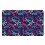 Trippy Dragonfly Pattern Print Polyester Doormat