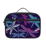 Trippy Dragonfly Pattern Print Portable Lunch Bag