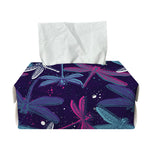 Trippy Dragonfly Pattern Print Rectangle Tissue Box Cover