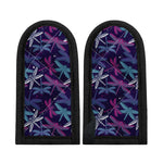Trippy Dragonfly Pattern Print Skillet Handle Cover