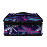 Trippy Dragonfly Pattern Print Small Lunch Bag