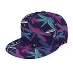 Trippy Dragonfly Pattern Print Snapback Cap