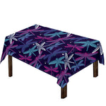 Trippy Dragonfly Pattern Print Tablecloth