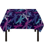 Trippy Dragonfly Pattern Print Tablecloth