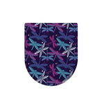 Trippy Dragonfly Pattern Print Toilet Lid Cover