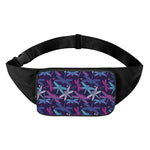 Trippy Dragonfly Pattern Print Waist Bag