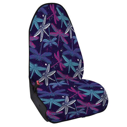 Trippy Dragonfly Pattern Print Waterproof Car Seat Cover