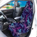 Trippy Dragonfly Pattern Print Waterproof Car Seat Cover
