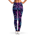 Trippy Dragonfly Pattern Print Women's Leggings