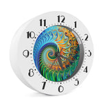 Trippy Fractal Print Alarm Clock