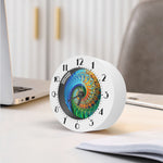 Trippy Fractal Print Alarm Clock