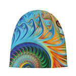 Trippy Fractal Print Beanie