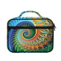 Trippy Fractal Print Briefcase Bible Bag