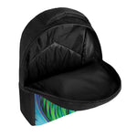 Trippy Fractal Print Casual Backpack