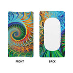 Trippy Fractal Print Changing Pad Cover