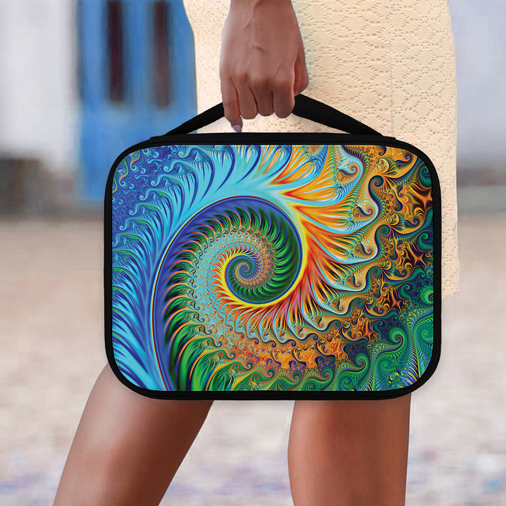 Trippy Fractal Print Classic Bible Case