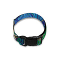 Trippy Fractal Print Dog Collar