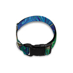 Trippy Fractal Print Dog Collar